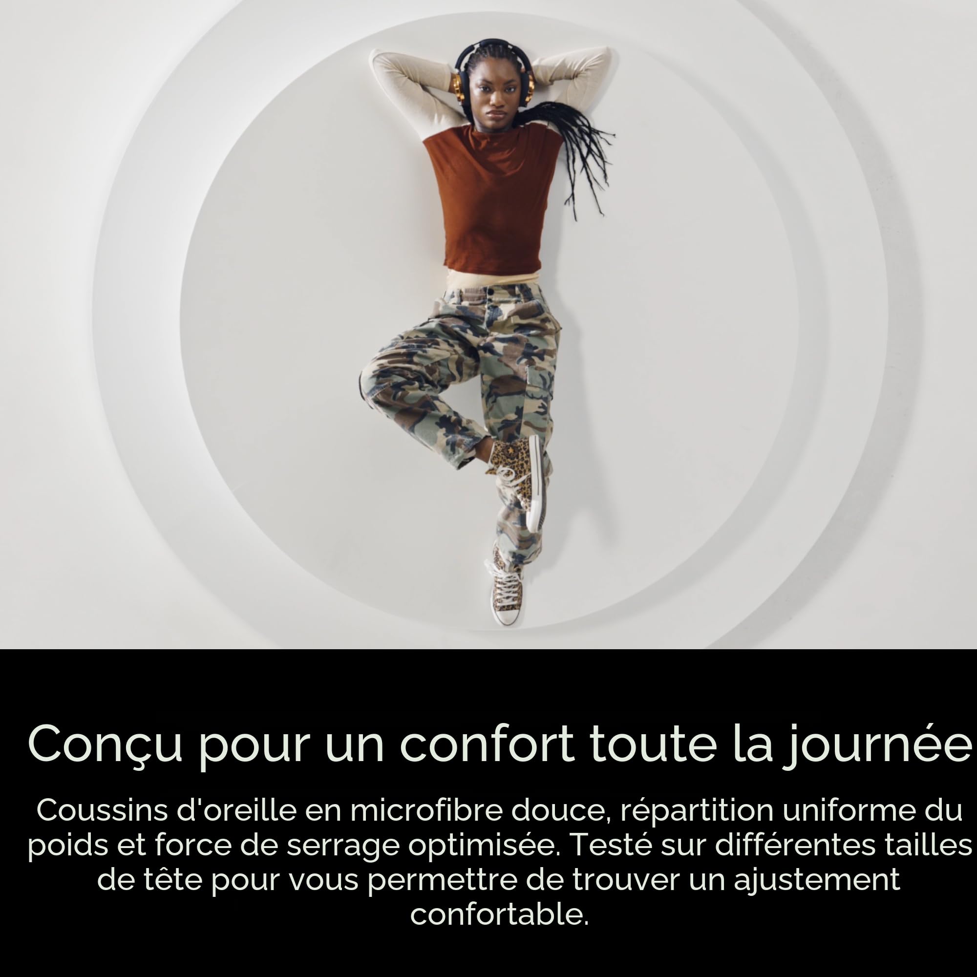 Dyson Ontrac Casque audio sans fil avec réduction de bruit active-55 hr d’autonomie- Bluetooth 5.0- Charge rapide de 10 minutes 6 Hz à 21kHz étui de protection- personnalisable (Bleu de prusse/Cuivré)