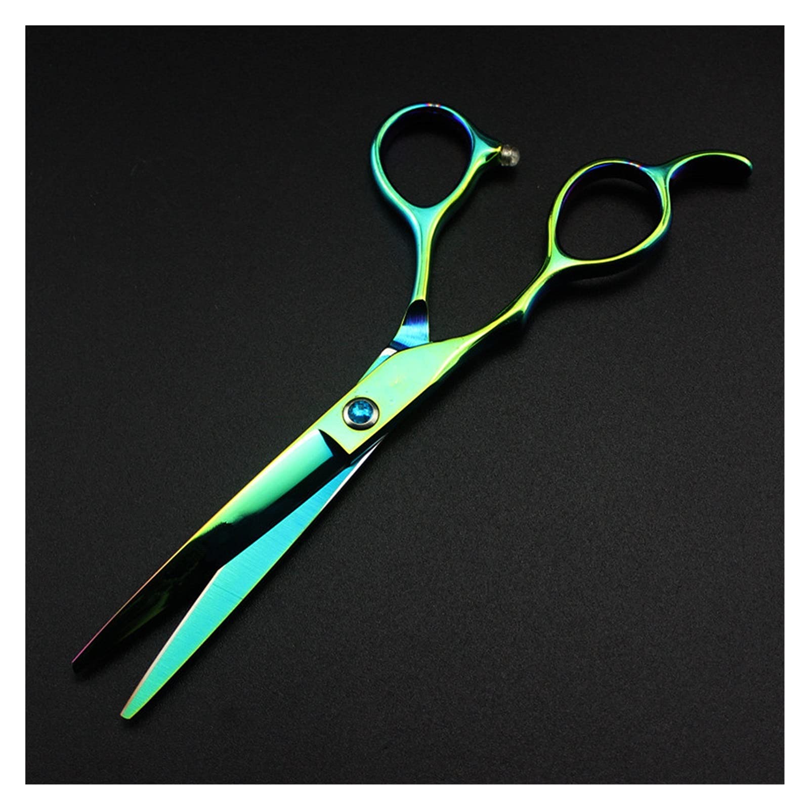 Ciseaux de Coiffure 6 Pouces, Ciseaux de barbier pour gaucher, kit de Coiffure (Coupe B)