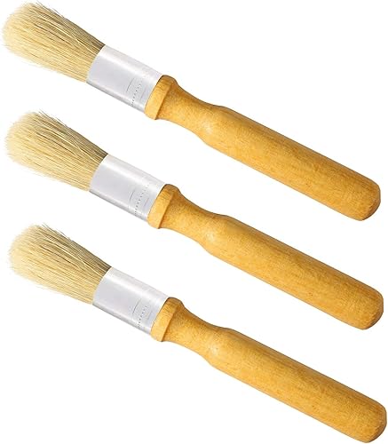 Miniatura 1 de Coobey Paquete de 3 pinceles de pegamento de madera para encuadernación de libros o suministros de herramientas de manualidades