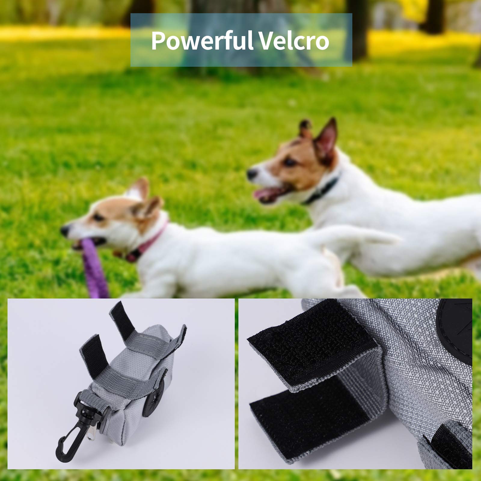 Lot de 10 distributeurs de sacs à déjections canines pour animal domestique - Avec attache laisse - Étanche - Style 01