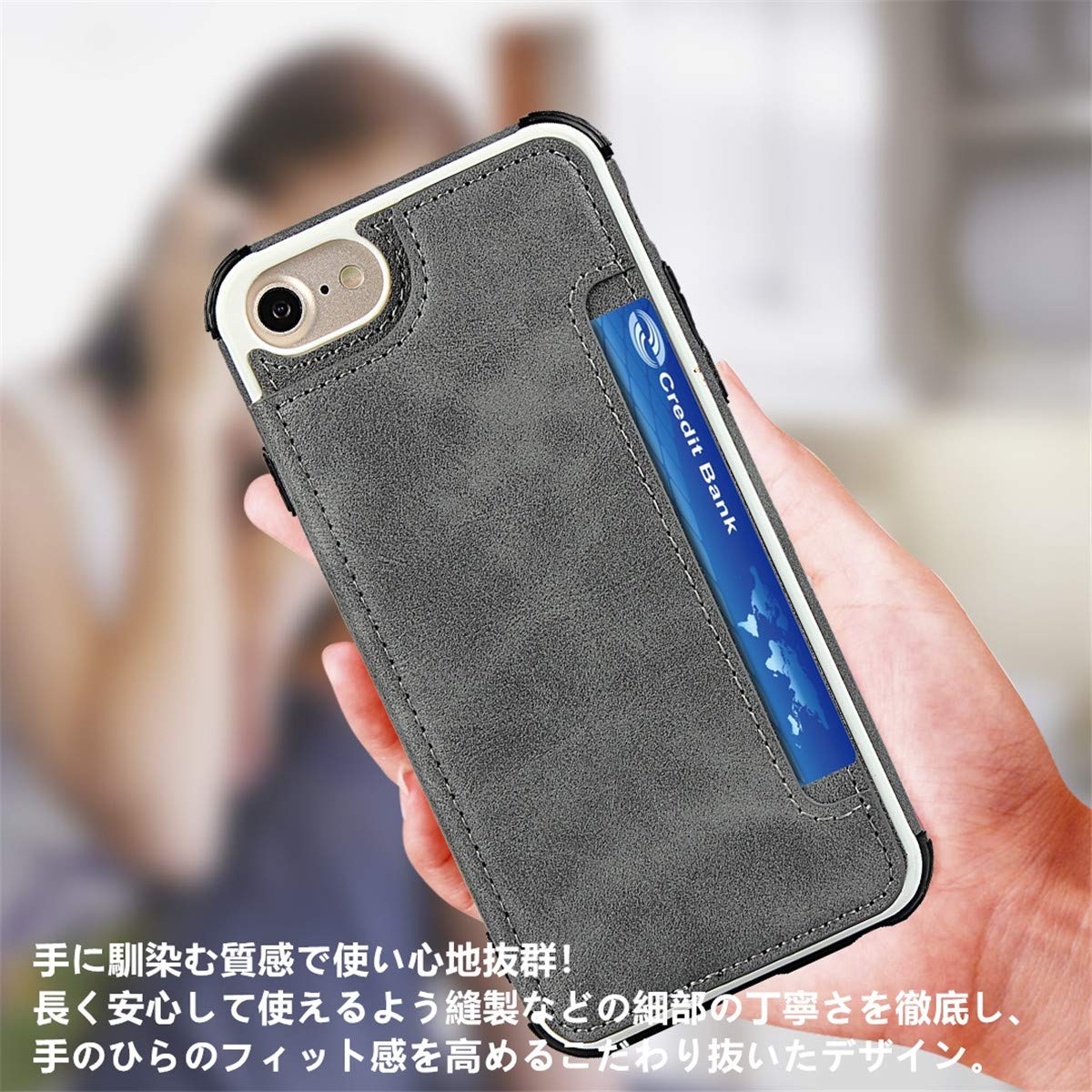 Amazon.co.jp: Jaorty 手帳型ケース用の iphone 6/6s/7/8 携帯カバー