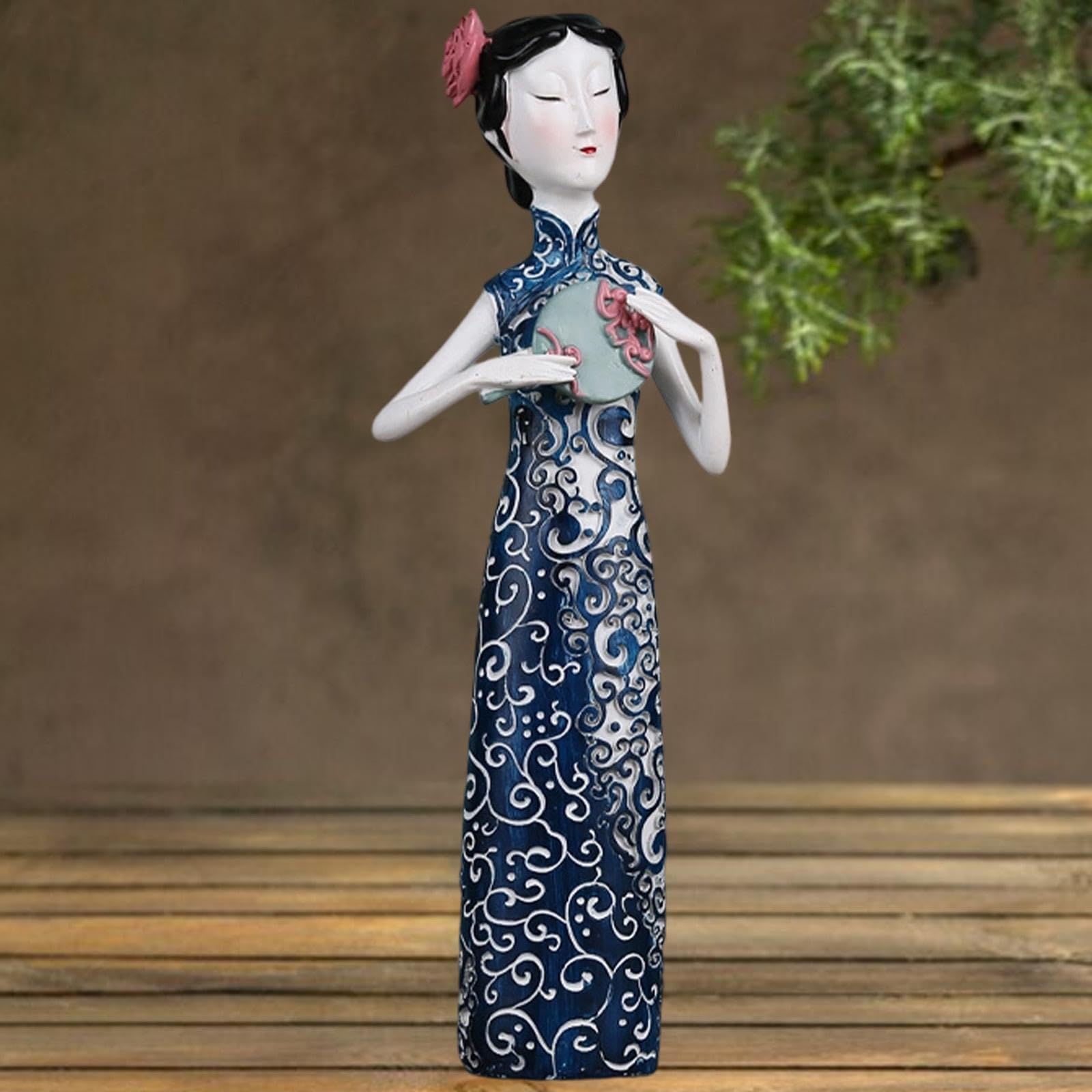 Amazon.co.jp: BLWOTMOR 中国のQipao女性像コレクション, 115x7x365cm