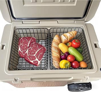 2-Pack Cooler Basket for Yeti Tundra Haul,Stays Food Chilled and Dry, Compatible with Other Cooler Accessories Cooler Locks, Cooler Dividers, Ice etc (Tundra Haul 2-Pack)