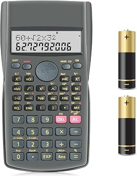 2-Line Engineering Scientific Calculator Function Calculator for School and Business HY-82MS