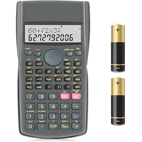 2-Line Engineering Scientific Calculator Function Calculator for School and Business (HY-82MS)
