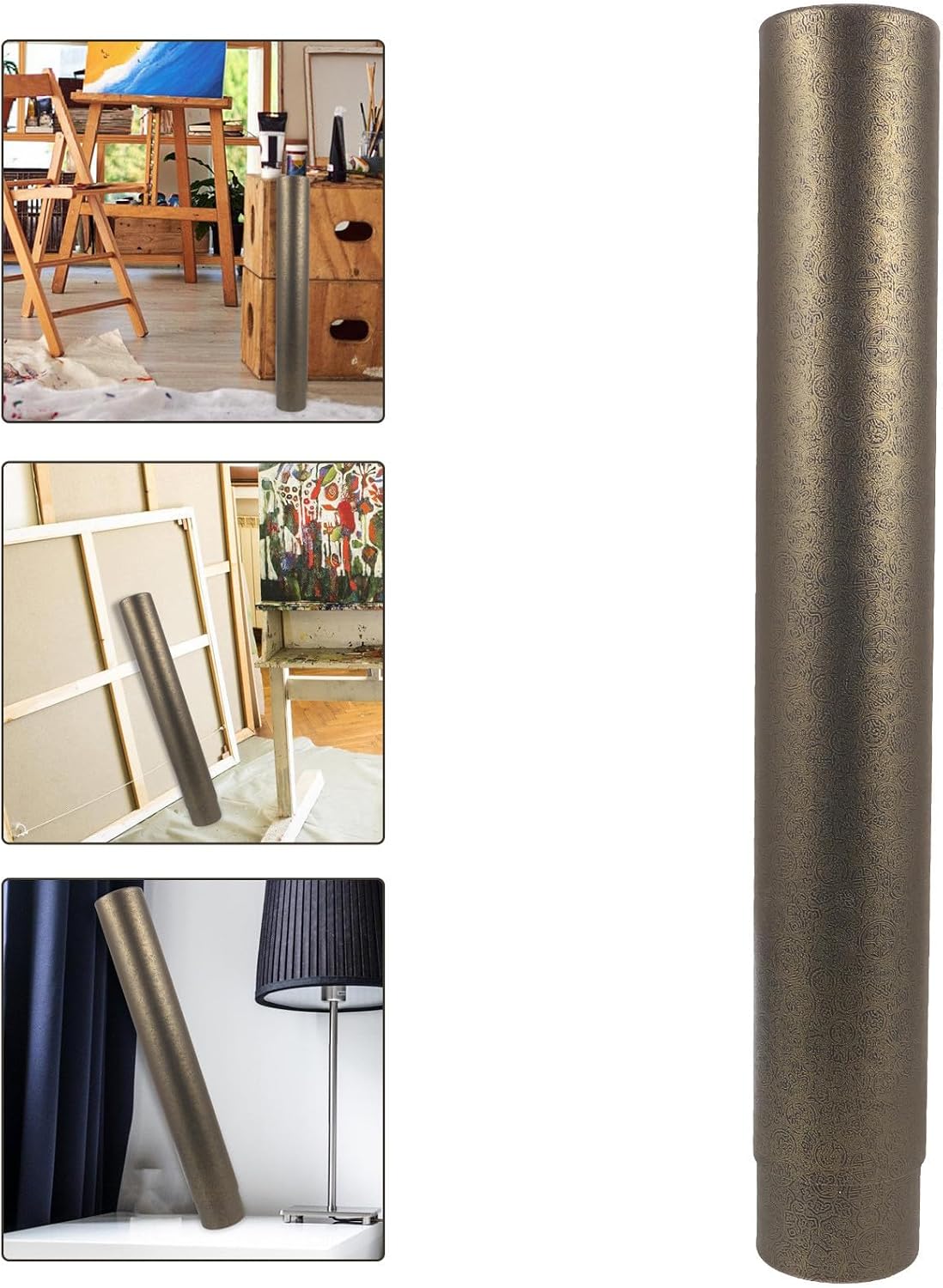 GALPADA Poster Tube Storage for Artists and Students Retractable Paper