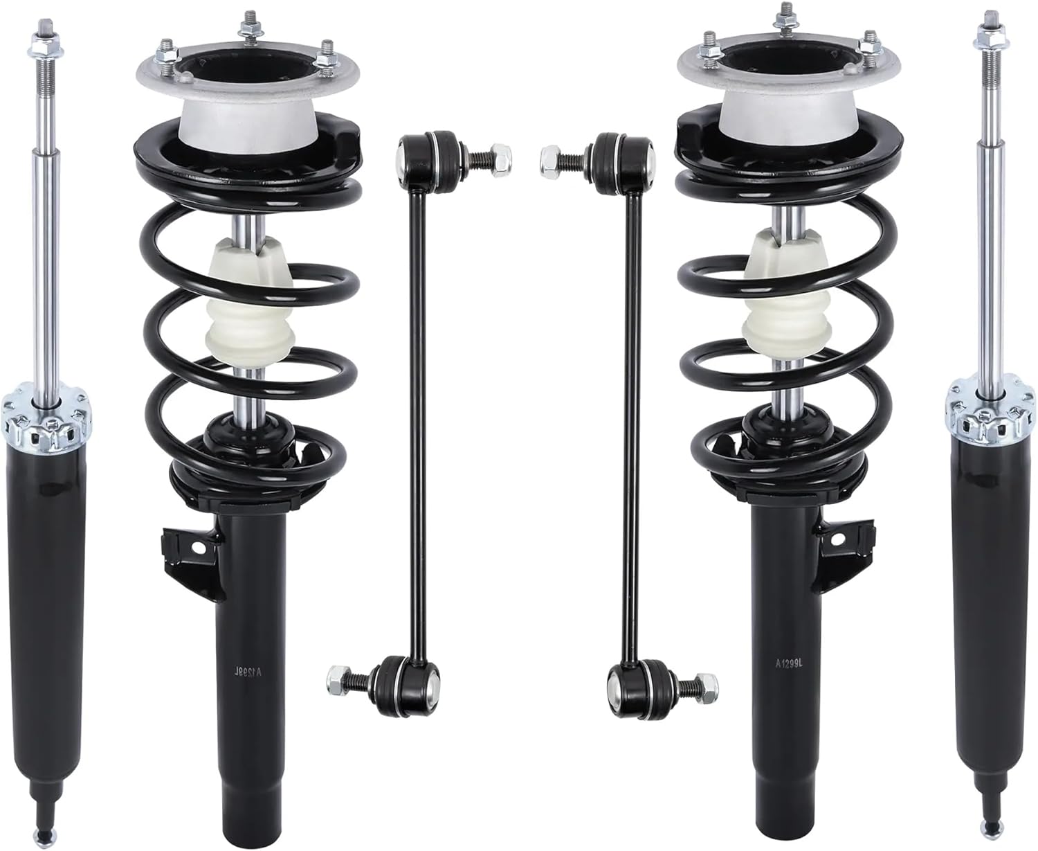 MOSTPLUS Front Struts+ Sway Bars Links Suspension kit Compatible with 2008-2013 BMW 128i 135i 328i 330i 335i Set of 6