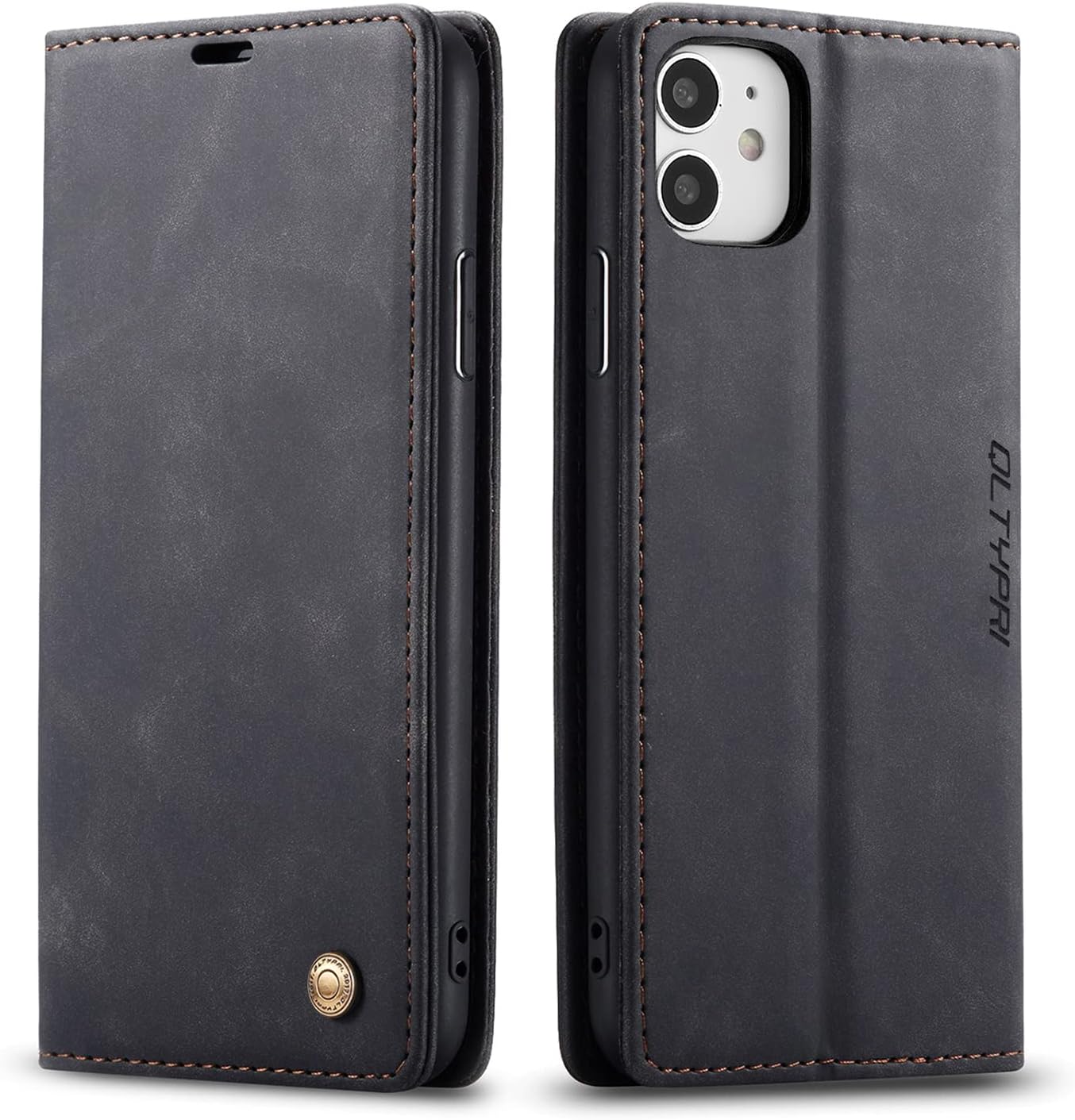 Étui Portefeuille Zanaé Columbia iPhone 11 Columbia gris