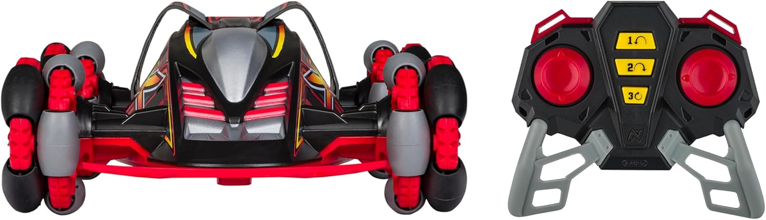 Front view of Nikko RC Omni X car and remote control