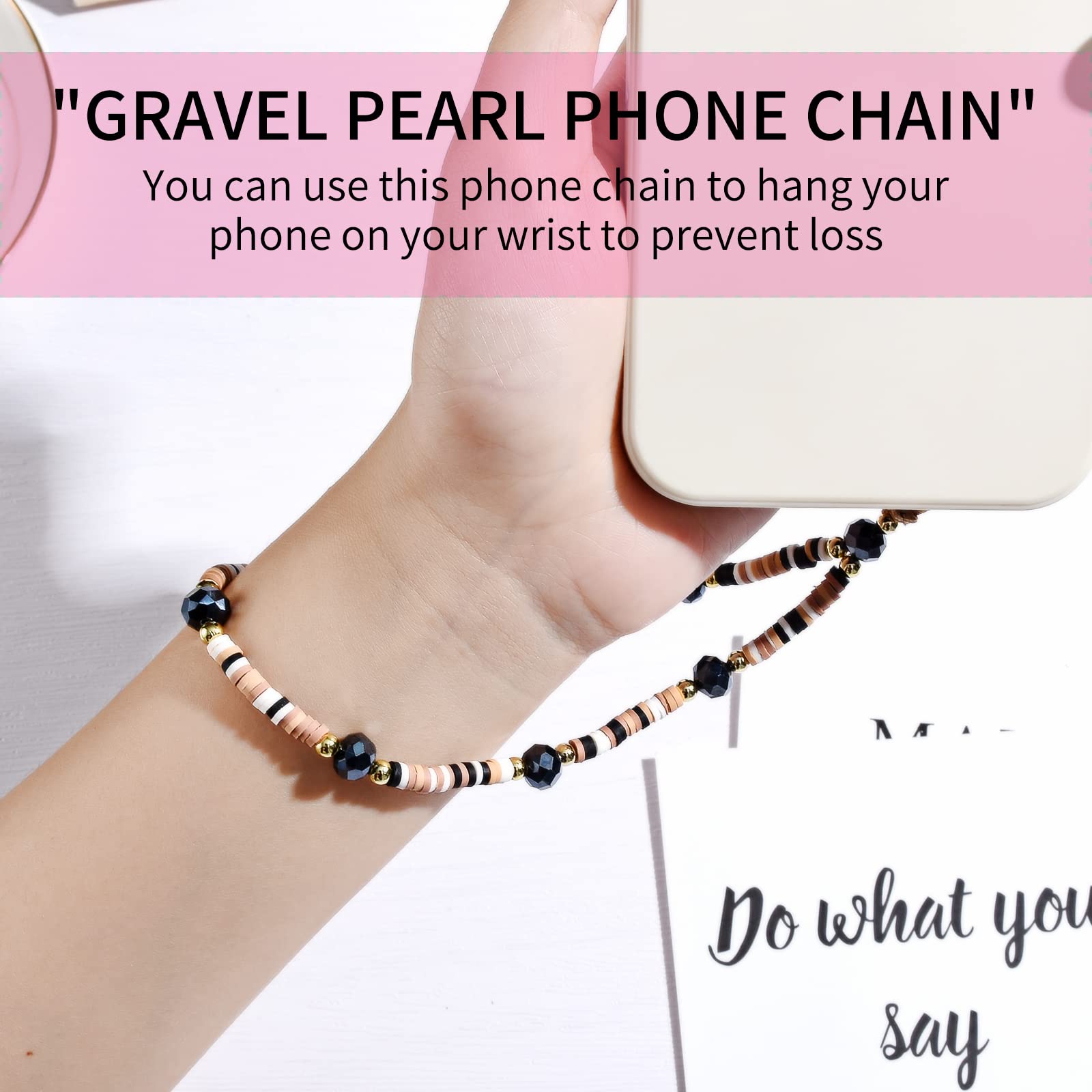 Chaîne Téléphone Portable Perles Cristal | Dragonne Anti-perte Créative Pour étui - Accessoire Déco Cadeau
