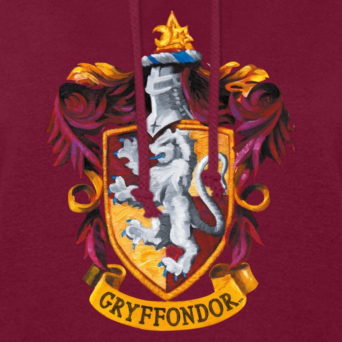 Harry Potter Emblème Gryffondor | Gryffindor Peinture Sweat À Capuche Femme