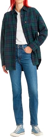 Levi's 724 High Rise Straight Blue Wave 25W/30L