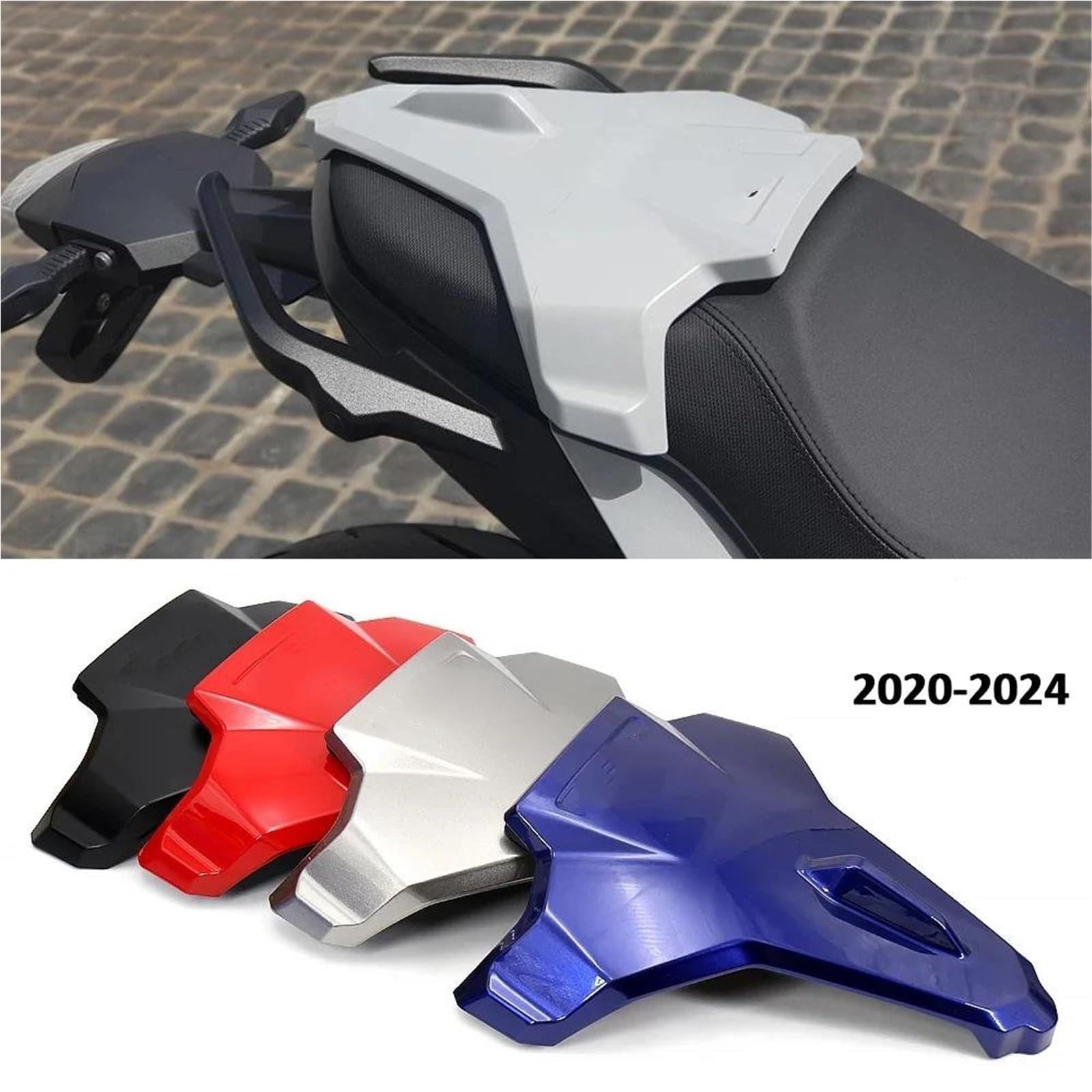 Cache-Selle Arrière pour Moto pour BMW F900R F900XR F900 R F900 XR 2020-2024 Cache-Selle Arrière Carénage De Section Arrière Capot Arrière De Siège(Bleu)
