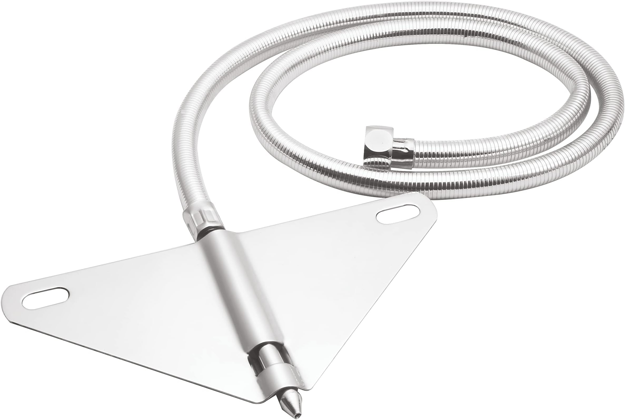 Ruhe® Jet Spray Triangle Nozzle with Tube, 2 Feet | 304 Grade Stainless Steel | Toilet Commode Seat Sprayer | Glossy Finish