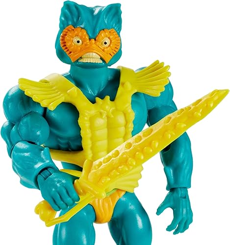 Miniatura 2 de Masters of the Universe Origins Mer-Man - Figura de acción de 5.5 pulgadas, figura de batalla para juegos y exhibición de narración de historias,