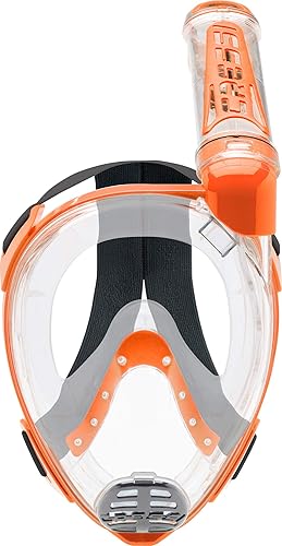 Miniatura 2 de Cressi Máscara facial completa de snorkel para adultos - Vista amplia y clara, sistema antivaho - Respiración fácil la seguridad primero - Nuevo