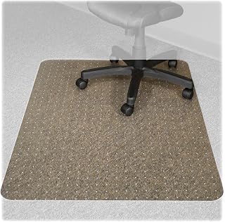Advantus RecyClear Chair Mat for Carpets up to 1/2-Inch Thick, Recycled, 36 x 48 Inches with 20 x 12 Inch Lip, Clear (AVT40111)