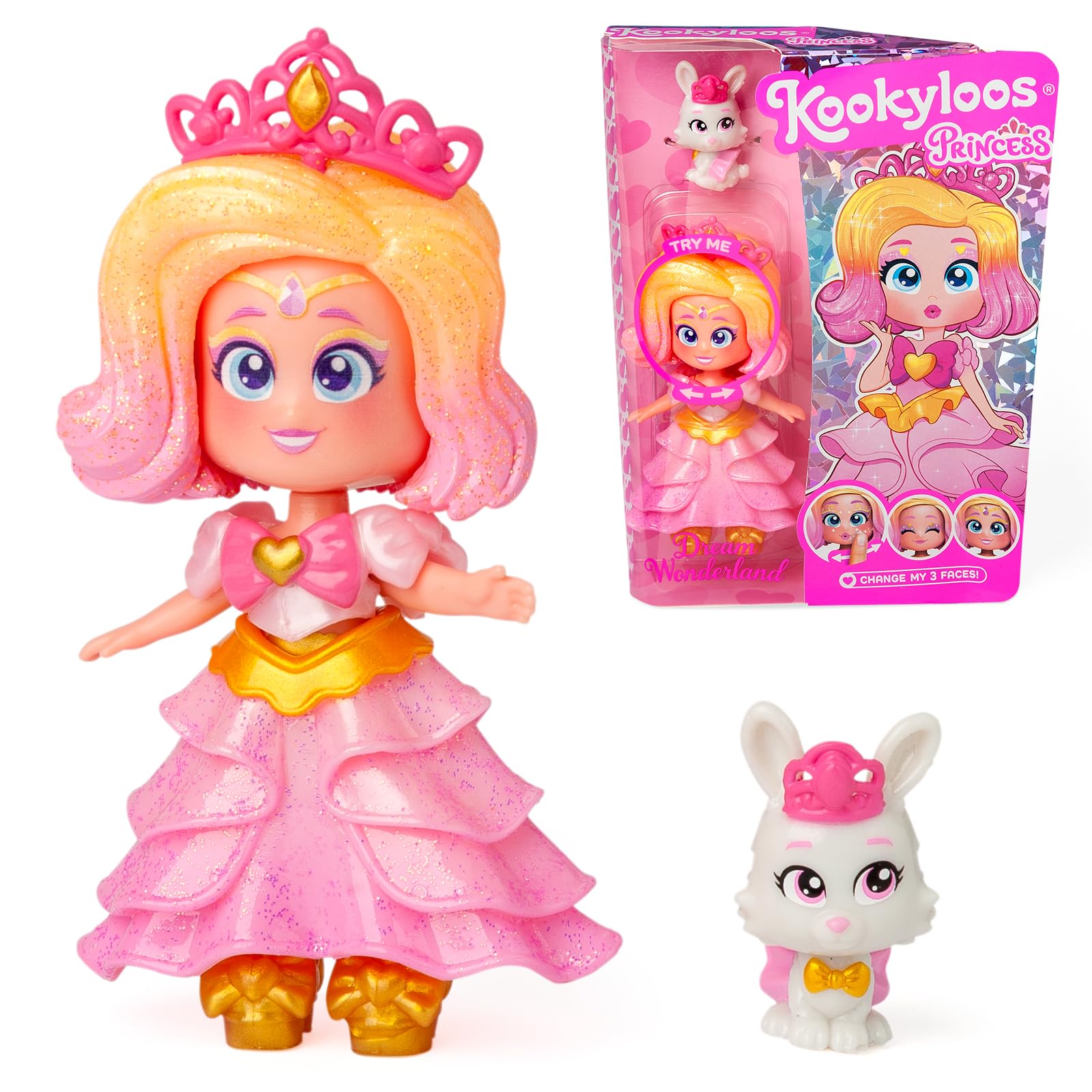 KOOKYLOOS Serie Princess, Dream Wonderland - Muñeca Coleccionable para Niñas 4-10 Años | ColecciónPrincesa | Juguetes pa