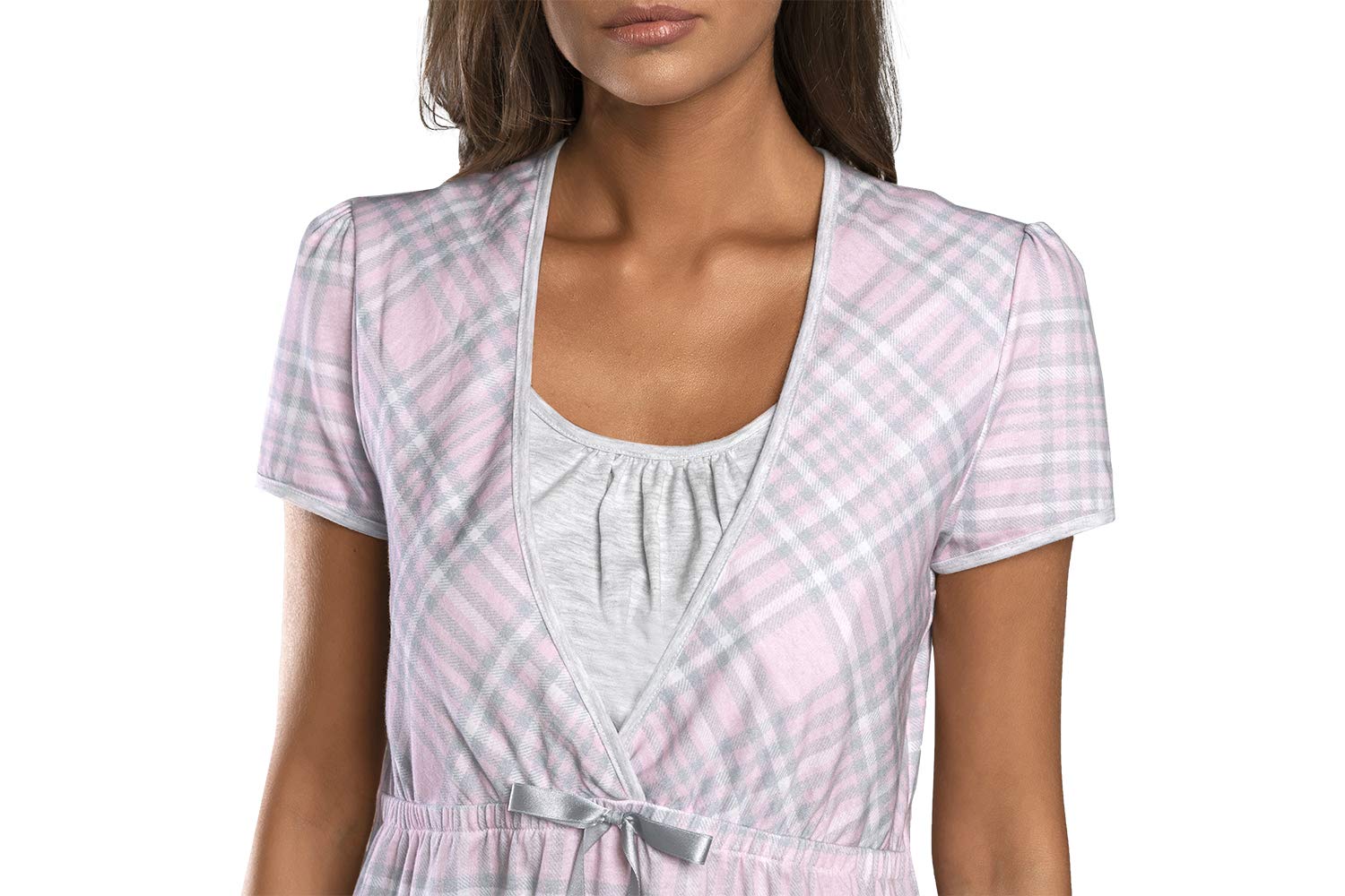 Italian Fashion Camison Lactancia Hospital | Ropa Premama Embarazada | Ropa Embarazada Mujer con Cierre | Camison Hospitalario Mujer | Bata Maternidad Hospital S-XXL - 5