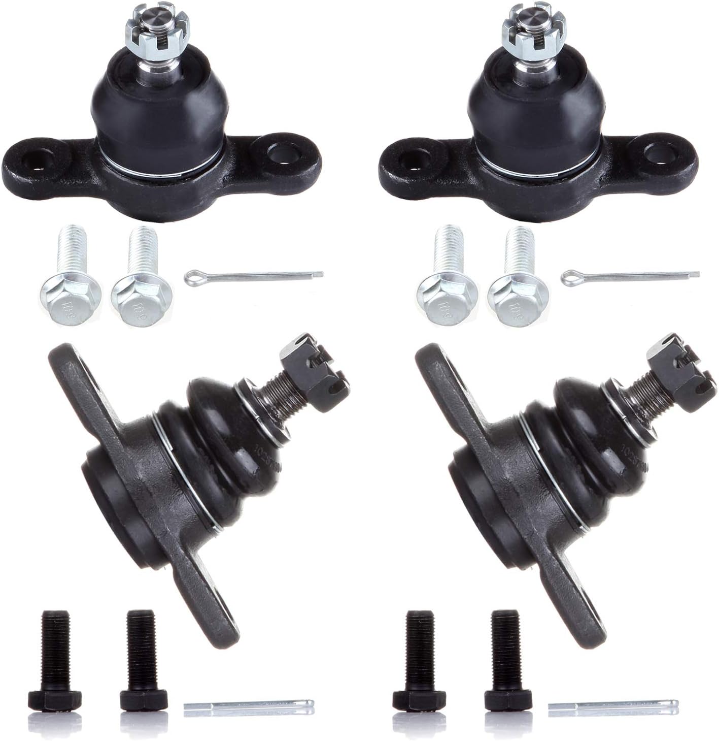 AUTOMUTO Replacement Parts Front Rear Lower Ball Joints fit for 1987-1995 for Toyota MR2 with K9345 K9352