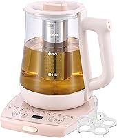 Vista 1 de Health Pot Electric Kettle with Infuser,Smart Fruit Hot Tea Maker, Temperature Control and Tea Keep Warm, 12 Functional Procedures, 1.8 Liters of