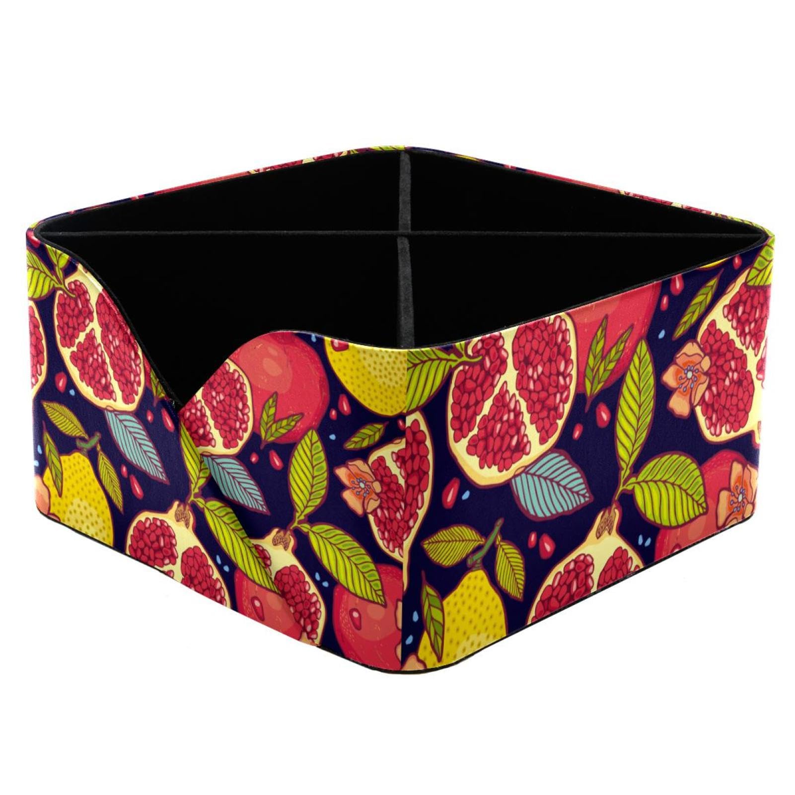 Pot de rangement pour bureau aux motifs grenades pour le télétravail