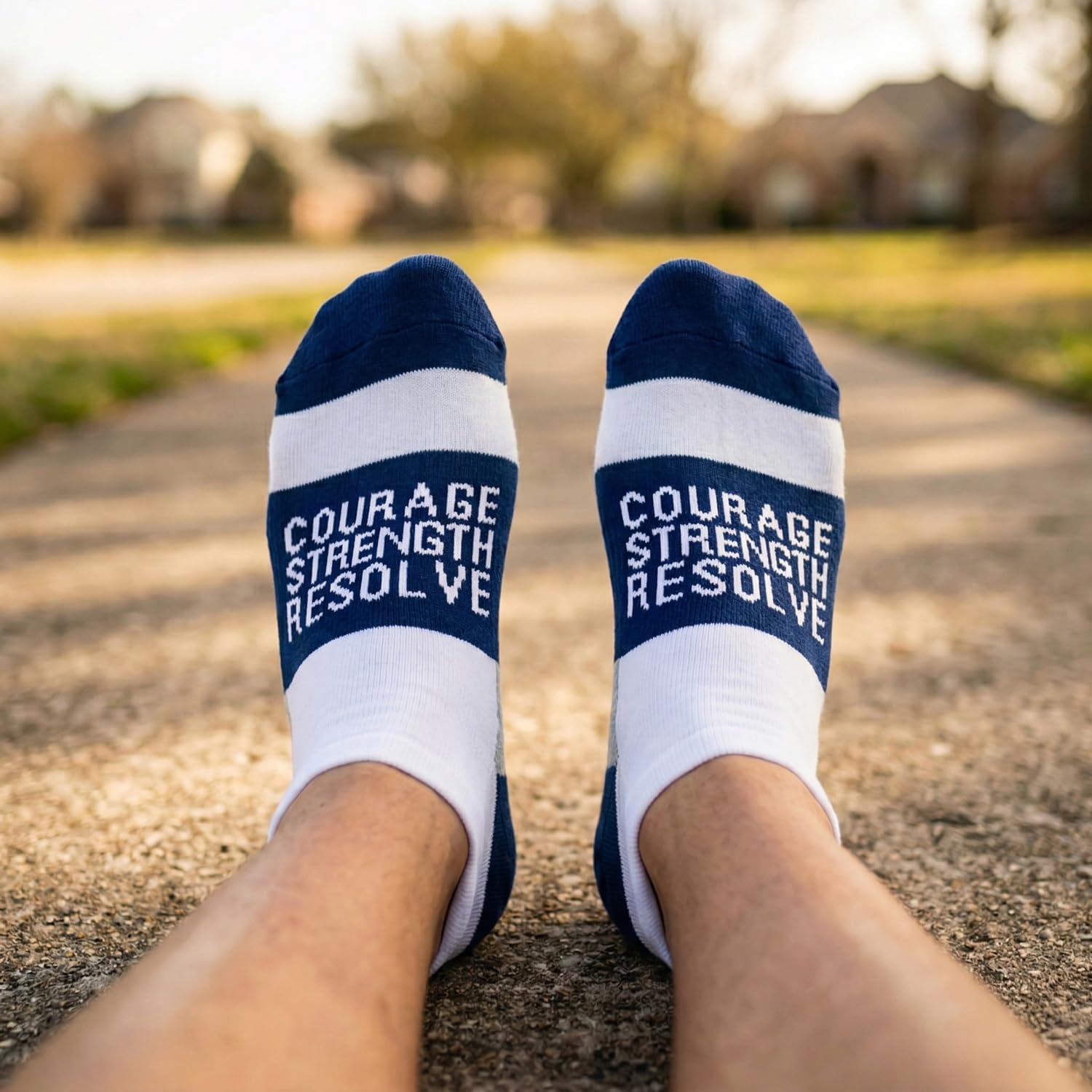 Gone For a Run Inspirational Athletic Running Socks Women's Woven Low Cut | Inspirational Slogans | Set of 3 pairs