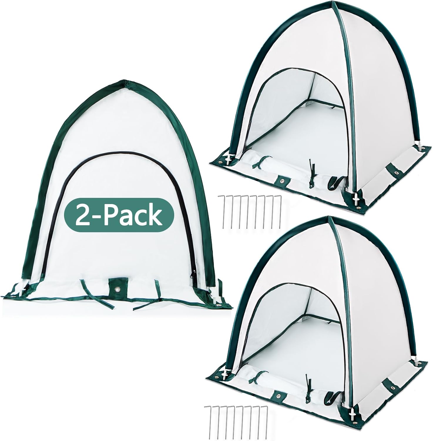 Plant Covers Freeze Protection, Pack of 2, Garden Cloches for Plants