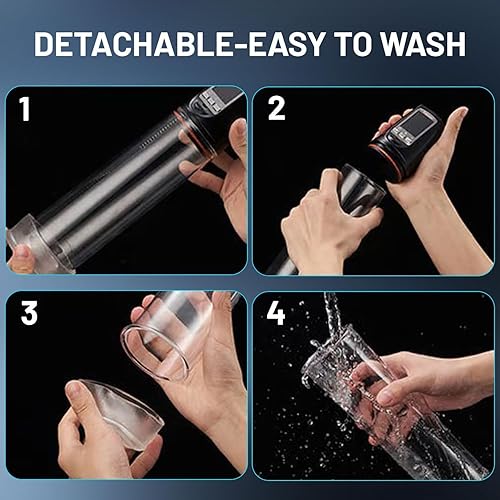 Miniatura 6 de Bombas de vacío eléctricas con pantalla LCD, 2 modos de presión, bombas de ampliación de succión de fuerza, herramientas de entrenamiento para