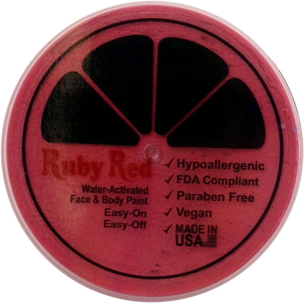 Ruby Red Paint Face Paint, 75ML - Grapefruit
