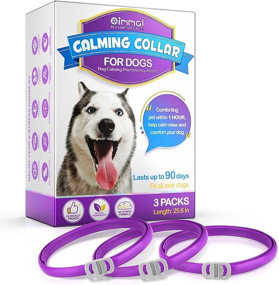 MXCZBSM 3 Pack Calming Collar for Dogs, Pheromone Collar