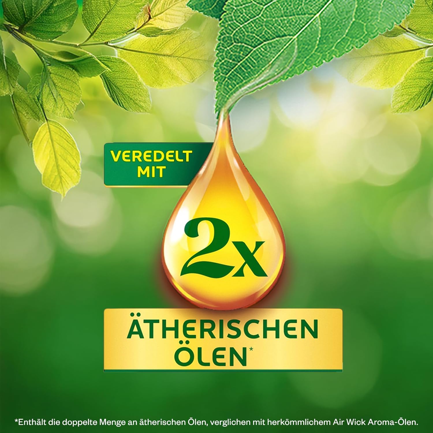 Air Wick Aroma-Öl Diffuser Starter-Set – 4 Sets mit je 1 elektrischem Gerät und 1x20ml Duftöl Nachfüllflakon Cotton & Weiße Orchidee für Raumbeduftung und Wohlfühlatmosphäre