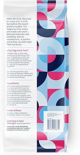 Miniatura 9 de Pet Life Unlimited Toallitas para mascotas para perros, toallitas de limpieza para perros  Toallitas para perros a base de plantas con hoja de aloe