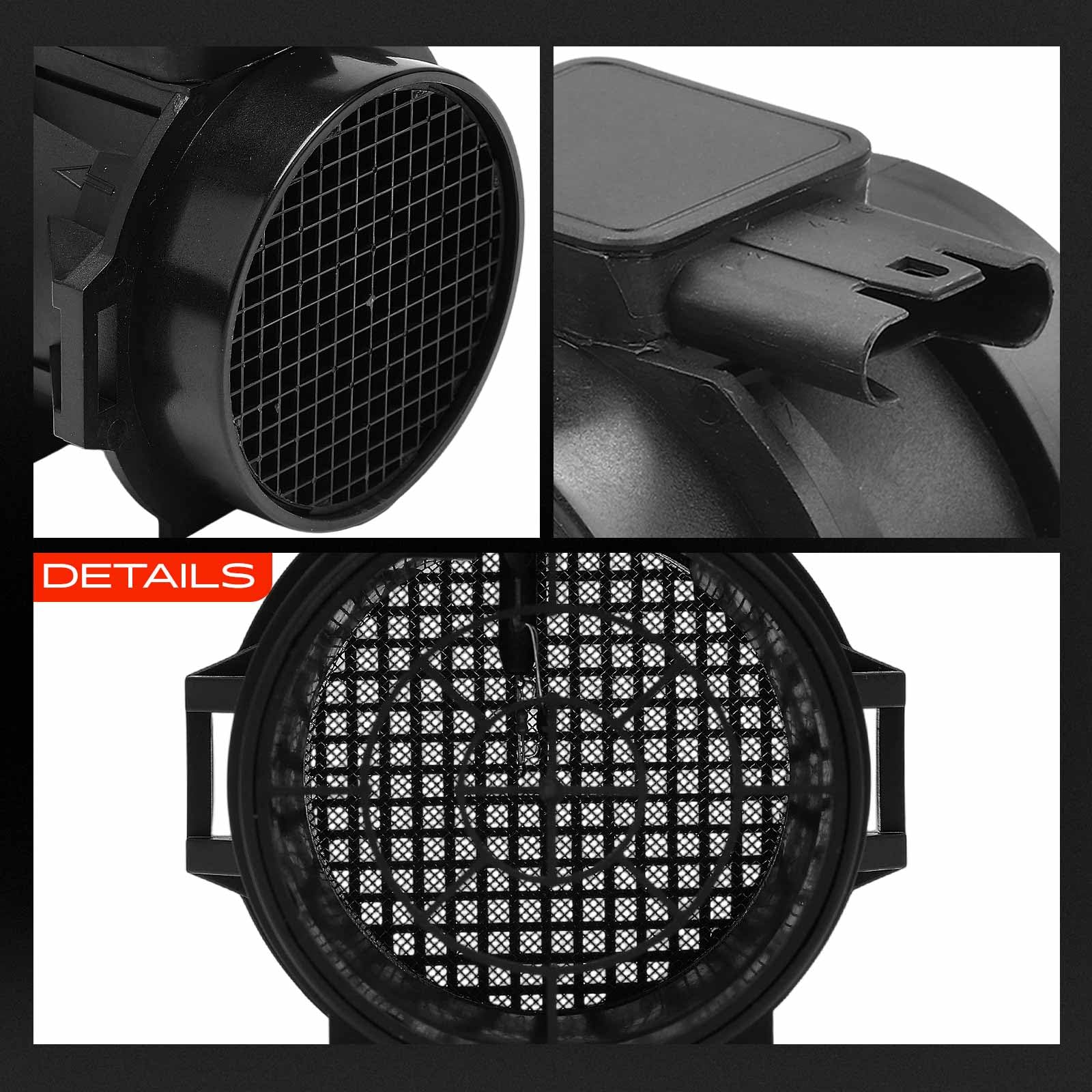 Frankberg Sensor de aire de admisión 6-Polos Compatible con Serie 3 Cabrio E46 325 Ci Z4 Roadste.r E85 2.2i 2.5i Serie 3 E46 325i Serie 3 Touring E46 325i Serie 3 Coupé E46 325 Ci MAS0289,13627566984