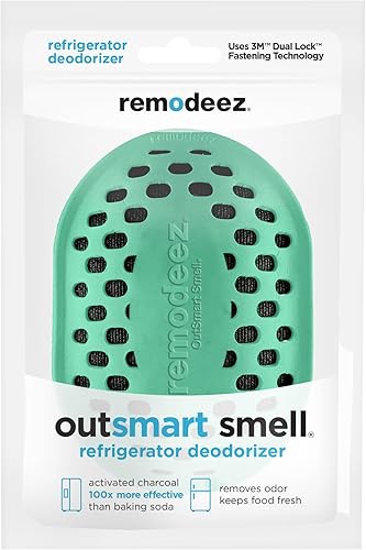 remodeez Desodorizador para refrigerador de carbón activado (paquete de 2)