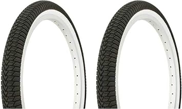 Lowrider Tire Set. 2 Tires. Two Tires Duro 20" x 1.95" Black/White Side Wall HF-864. Bicycle Tires, Bike Tires, Bike Tires, Bicycle Tires