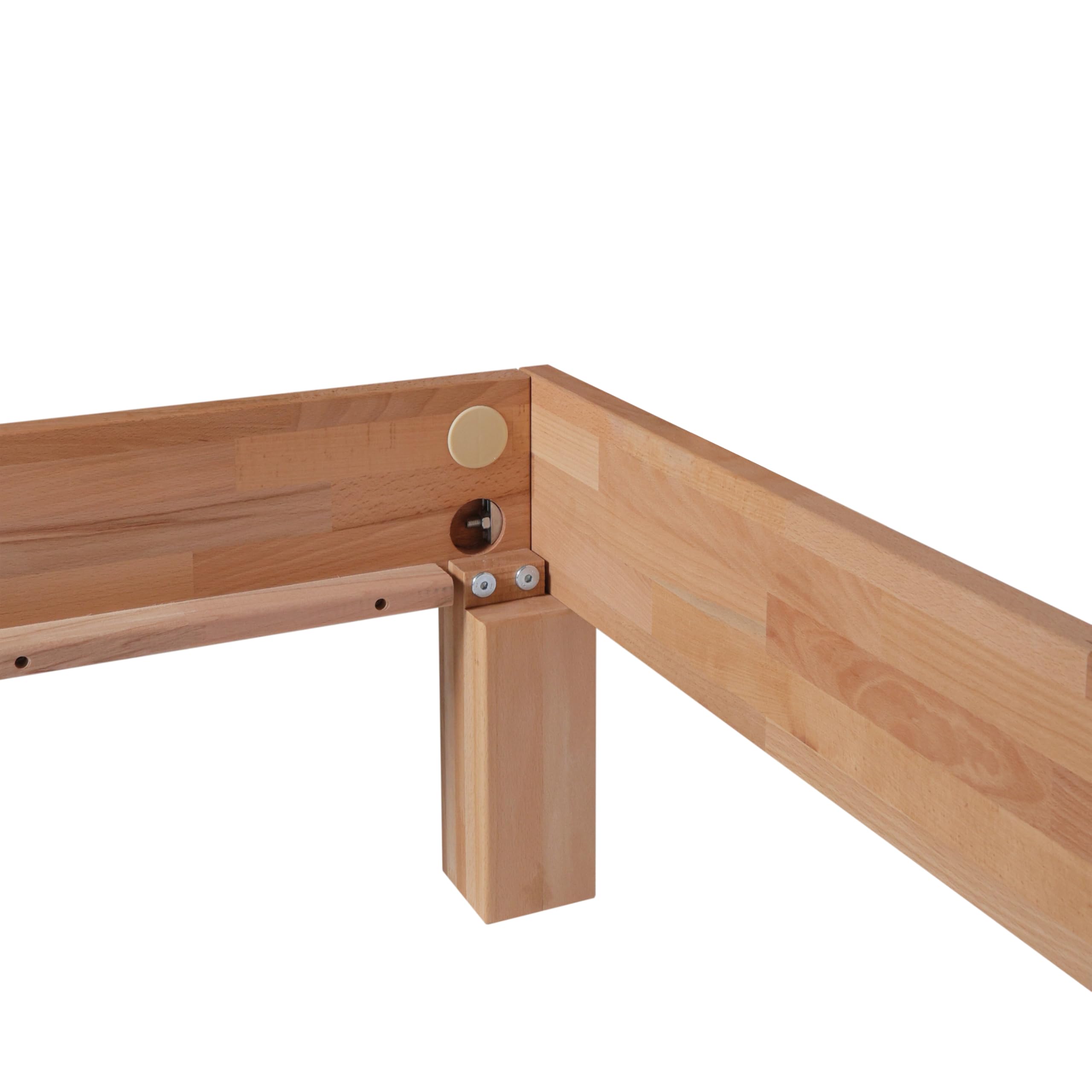 Krok Wood Massivholzbett Jana in Buche (180 x 200 cm)