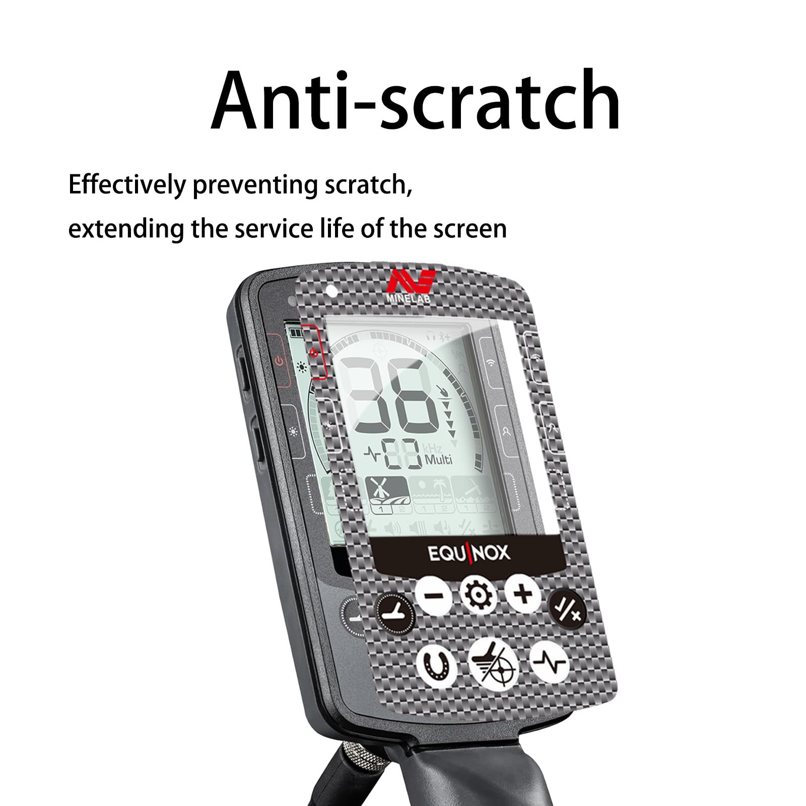 Silicone Protective Case For Minelab Equinox 600/800 Metal Detector - Full Coverage, Shockproof