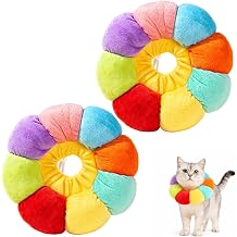 2-Pack Soft Cone for Cats, Cat Donut Collar, Adjustable and Comfortable