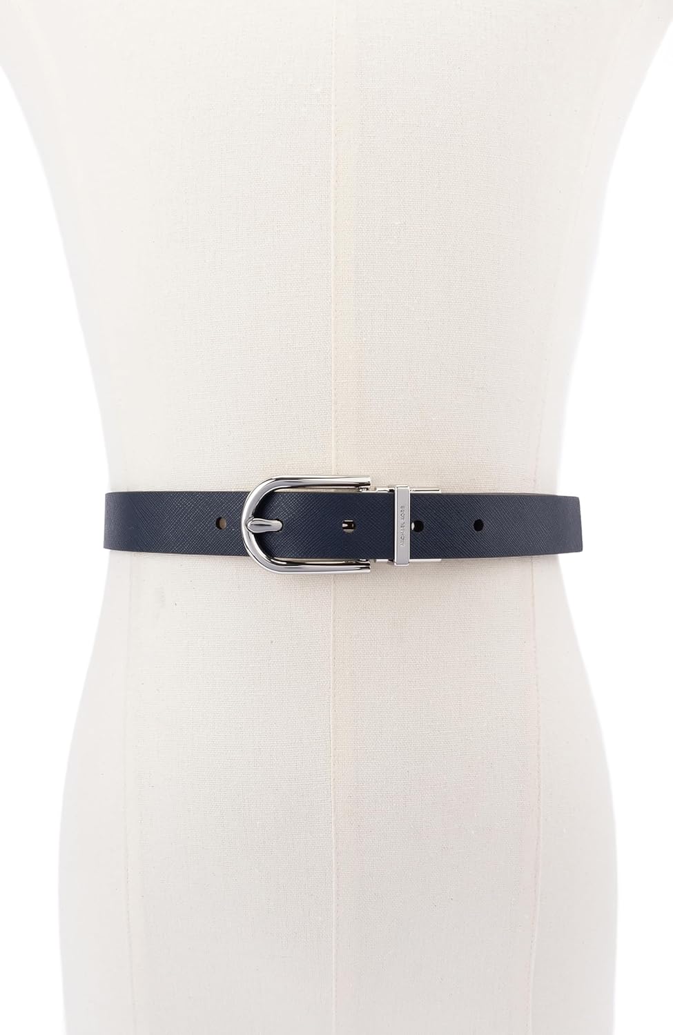 Michael Kors Womens 1 Inch Reversible to Saffiano Leather Belt - Image 4