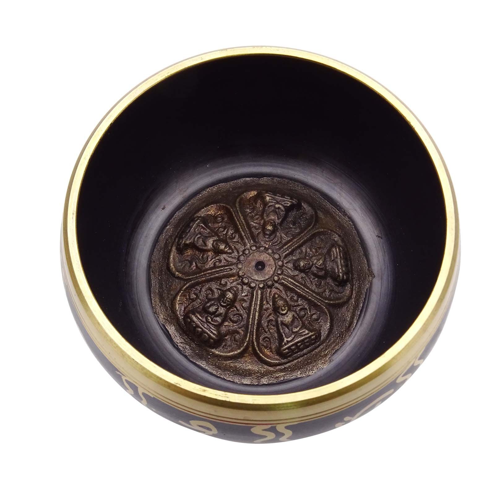 ibaexports Om Mani Padme Hum Buddhist Meditation Sound Healing Prayer Bowl Brass Collectable