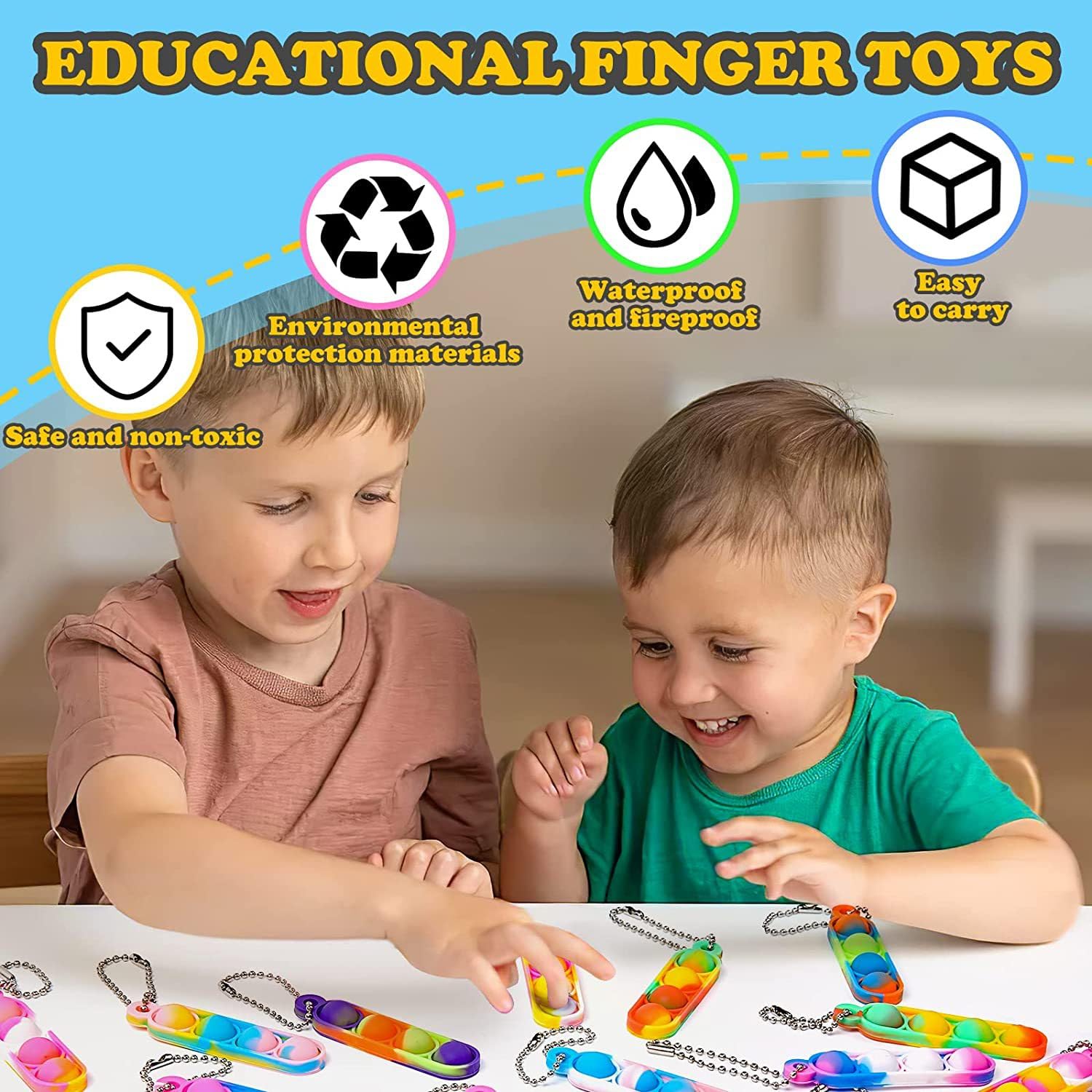 Push Bubble Fidget Speelgoed Pop Het Autisme Speci