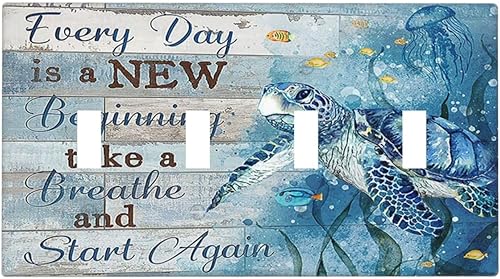 Miniatura 74 de Arte abstracto de mármol de acuarela de 1 cuadrilla, cubierta decorativa de pared de palanca única, placa de interruptor eléctrico para sala de Arte