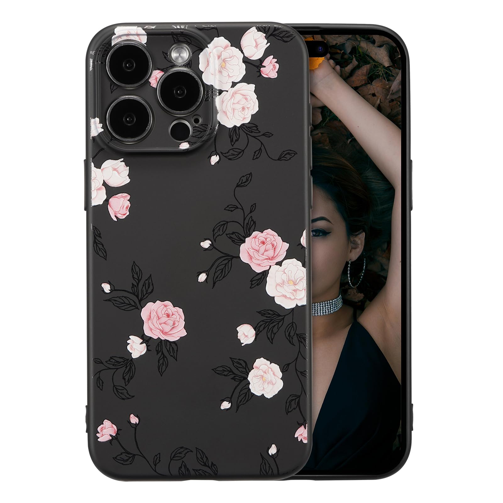 Amazon.co.jp: XIZYO iPhone 13 Pro Max用ケース、かわいい花柄美的