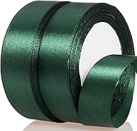 Vista 30 de ATRBB Cinta de satén verde menta de 1 1/2 pulgadas, cinta de tela sólida de 50 yardas para envolver regalos, ramos, bodas y decoración del hogar, 25