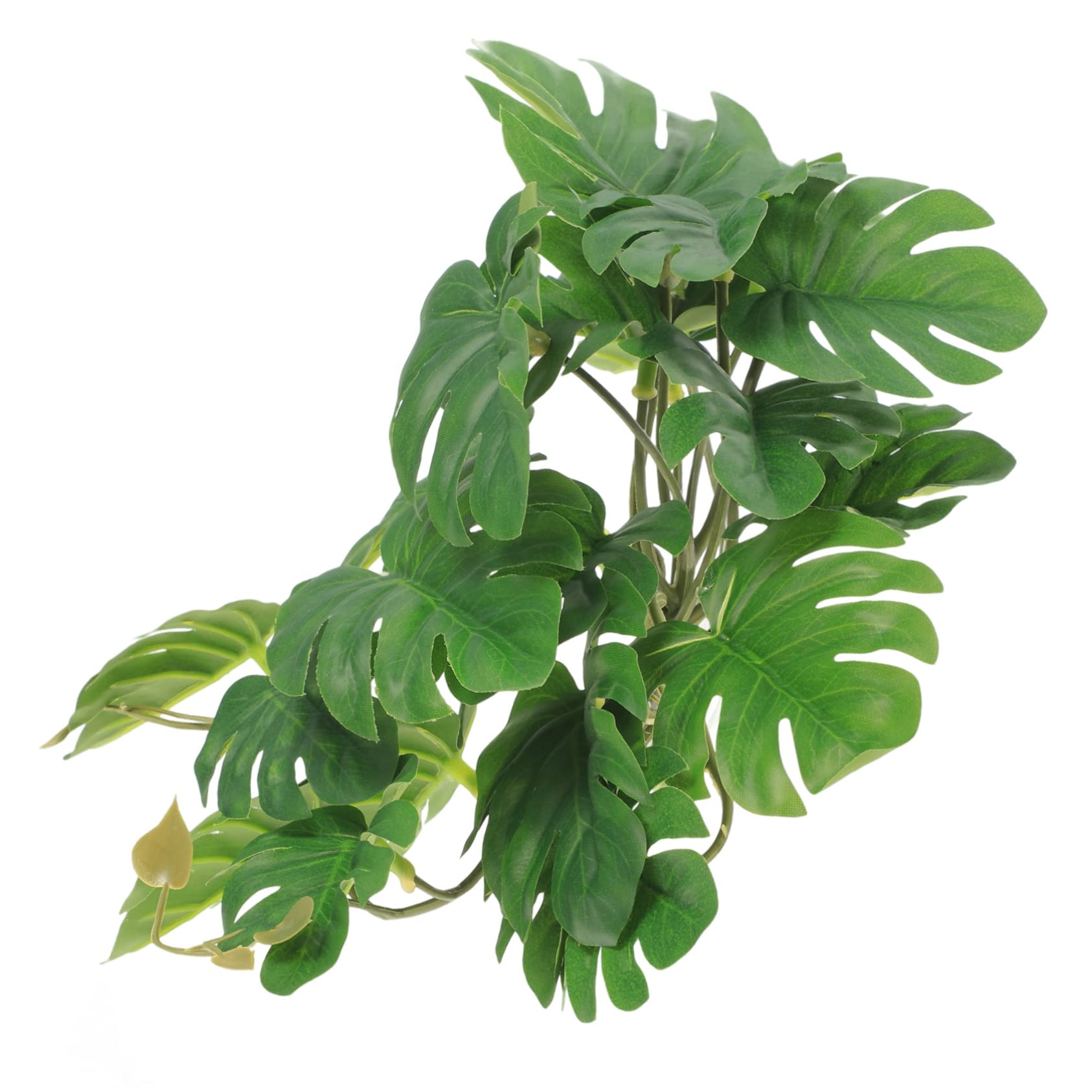 DOITOOL 3piezas Planta Artificial Decorativa para Terrarios De Reptiles Adorno Realista De Hábitat Acuático para Camuflaje y Escondite Diseño Duradero y Fácil De Mantener De Color