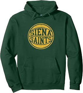 Siena College Saints Vintage Distressed Basketball Pullover Hoodie