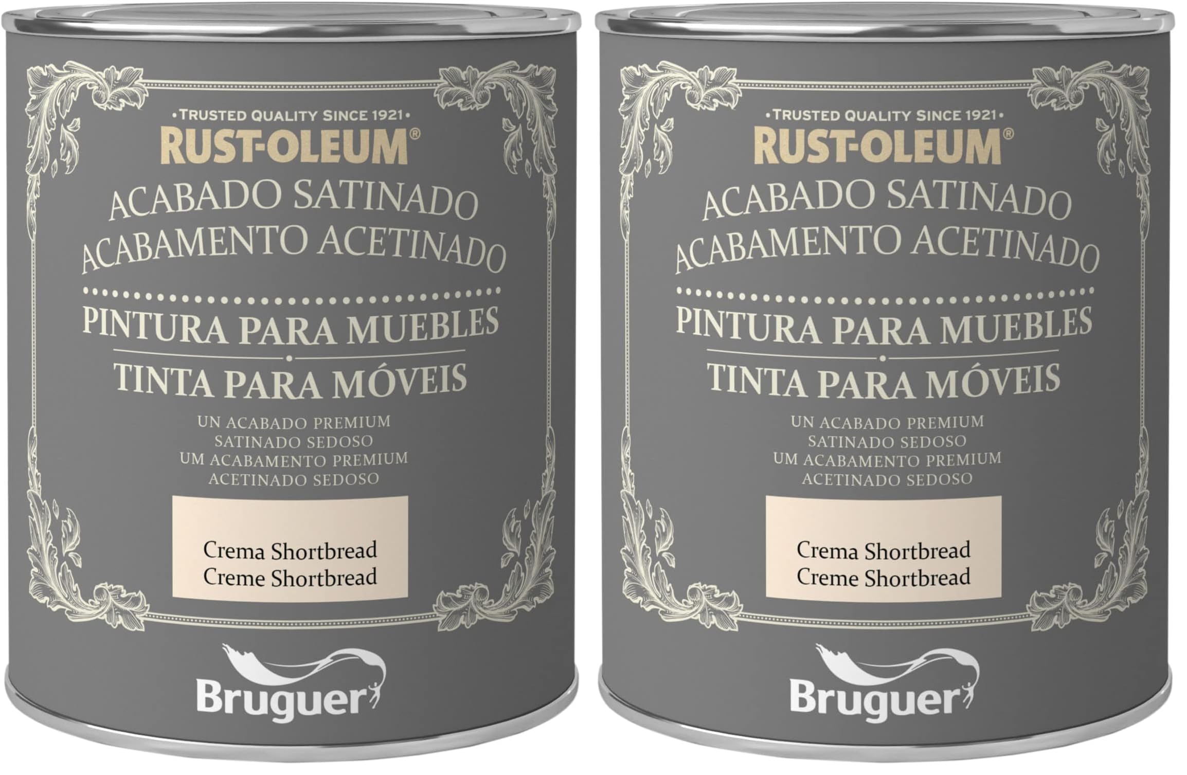 Pintura para Muebles Rust-Oleum Crema Shortbread para Transformar el Salón y Dormitorio