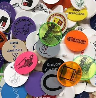Overrun and Misprinted Quarter Size Ball Markers, New and Unused! 1,000 Count!