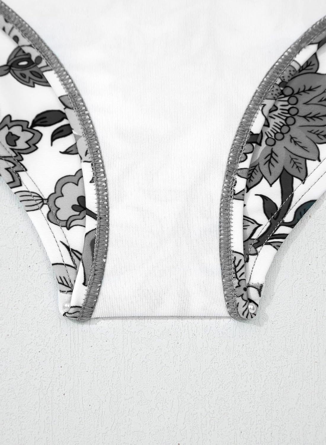 blibean Girls Swimsuit 3 Piece Bikini Sets with Cover Up Skirt Bathing Suit Size 6-15 Years - Image 8